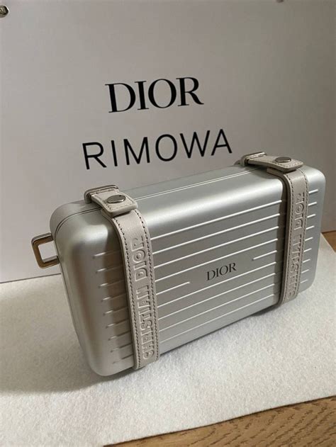 dior rimowa black clutch|christian Dior x Rimowa clutch.